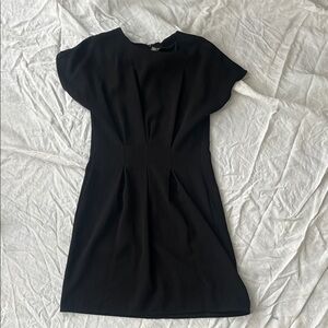 ASOS Classic Black Mini Pintuck Dress